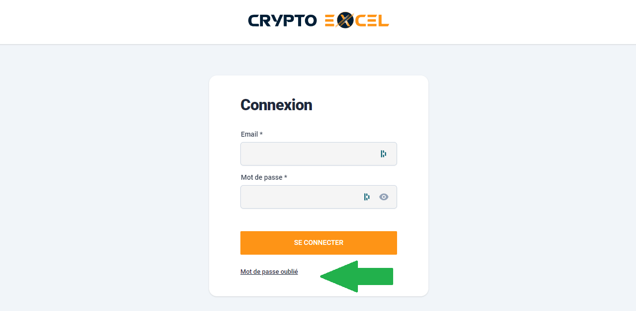 Réinitialisez votre mot de passe en cliquant sur le lien ci-dessus.